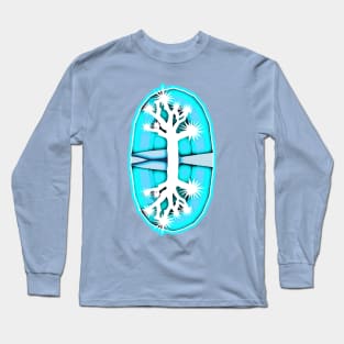 Glowing Reflections of a Winter Joshua Tree Long Sleeve T-Shirt